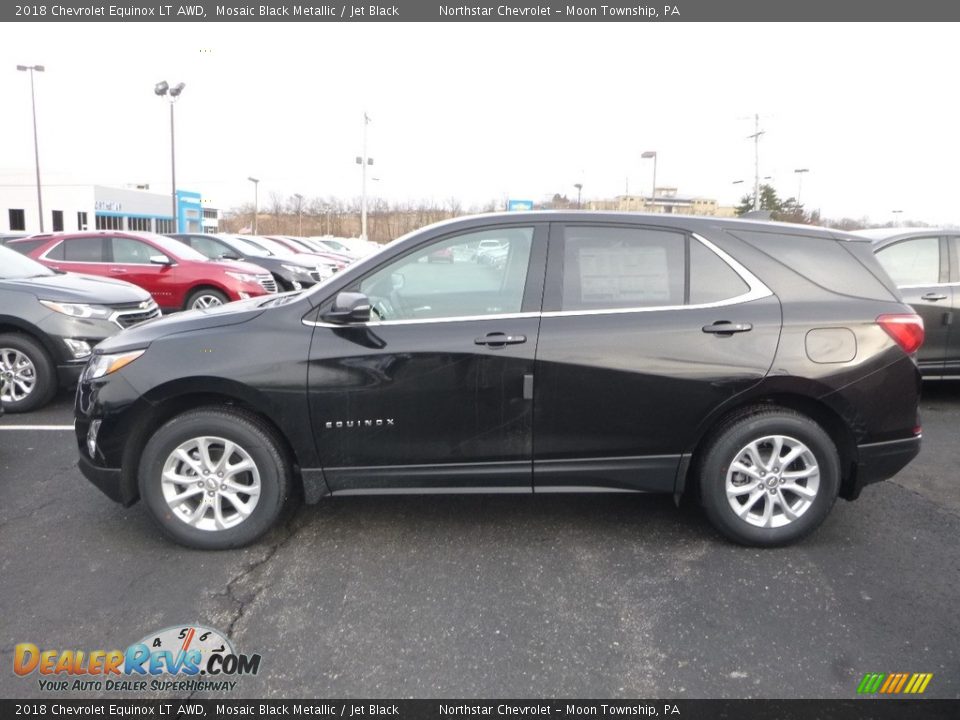 2018 Chevrolet Equinox LT AWD Mosaic Black Metallic / Jet Black Photo #2