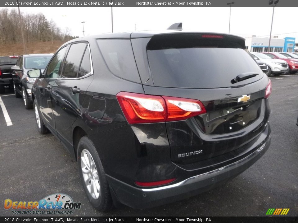 2018 Chevrolet Equinox LT AWD Mosaic Black Metallic / Jet Black Photo #3