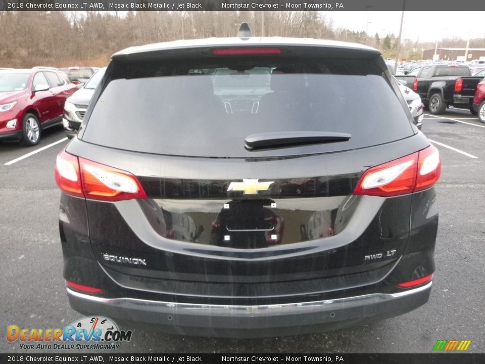 2018 Chevrolet Equinox LT AWD Mosaic Black Metallic / Jet Black Photo #4