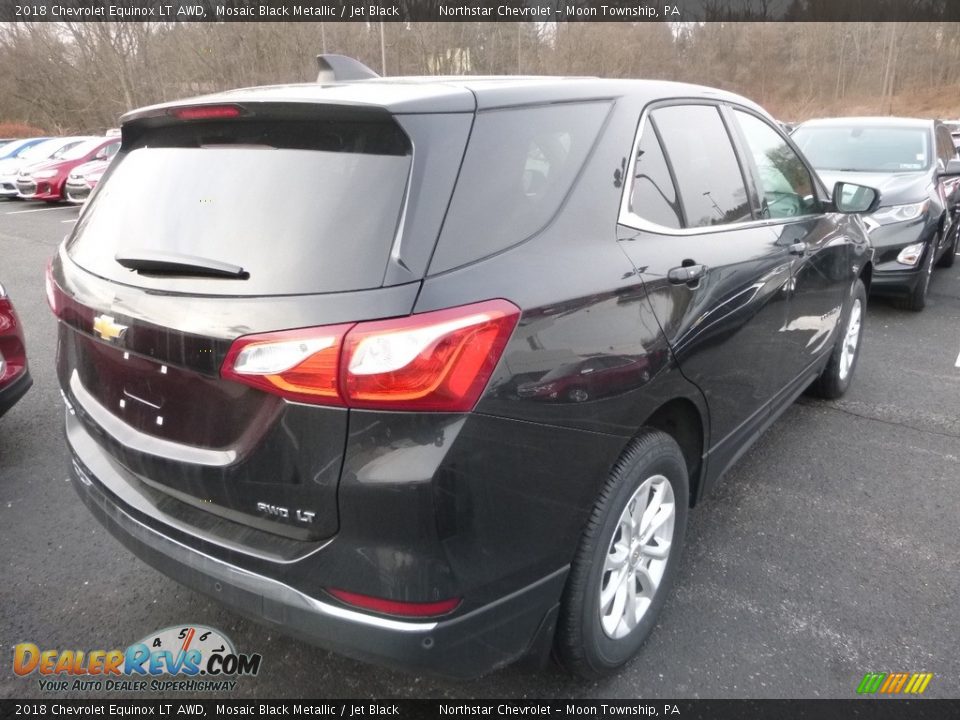 2018 Chevrolet Equinox LT AWD Mosaic Black Metallic / Jet Black Photo #5