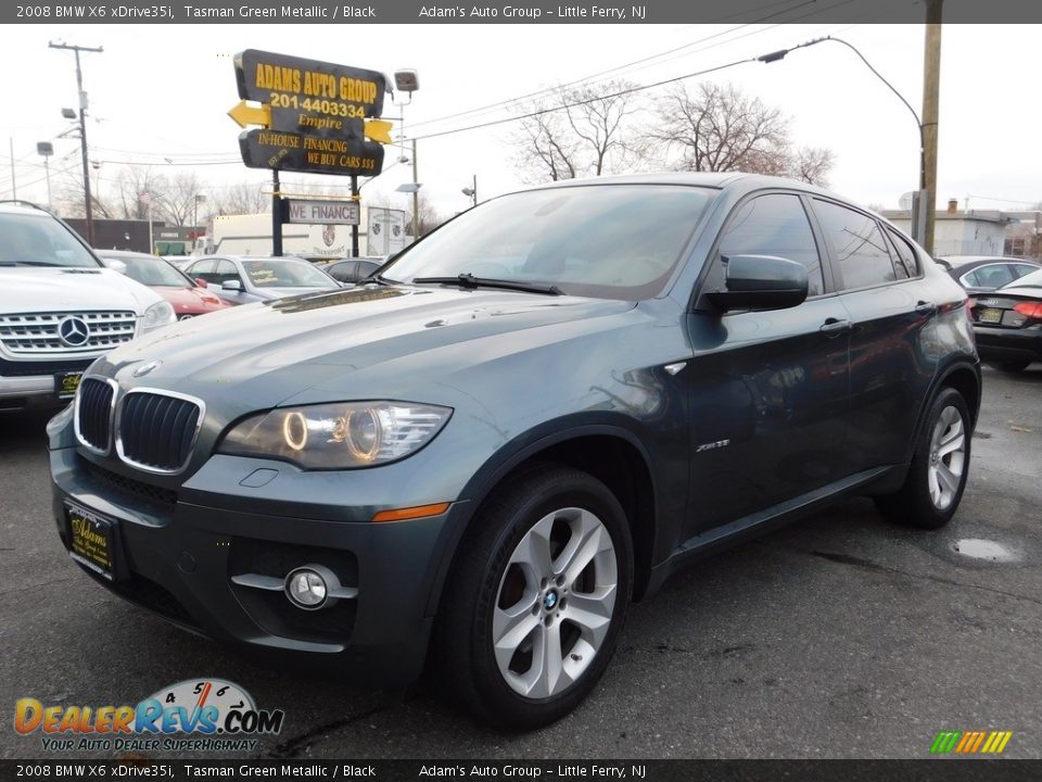 2008 BMW X6 xDrive35i Tasman Green Metallic / Black Photo #1