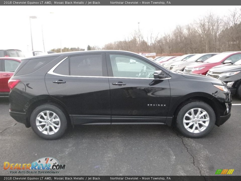 2018 Chevrolet Equinox LT AWD Mosaic Black Metallic / Jet Black Photo #6