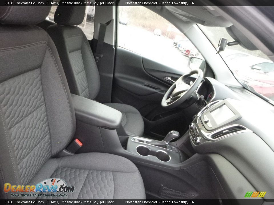 2018 Chevrolet Equinox LT AWD Mosaic Black Metallic / Jet Black Photo #9