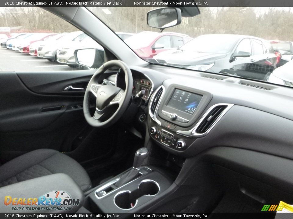 2018 Chevrolet Equinox LT AWD Mosaic Black Metallic / Jet Black Photo #10
