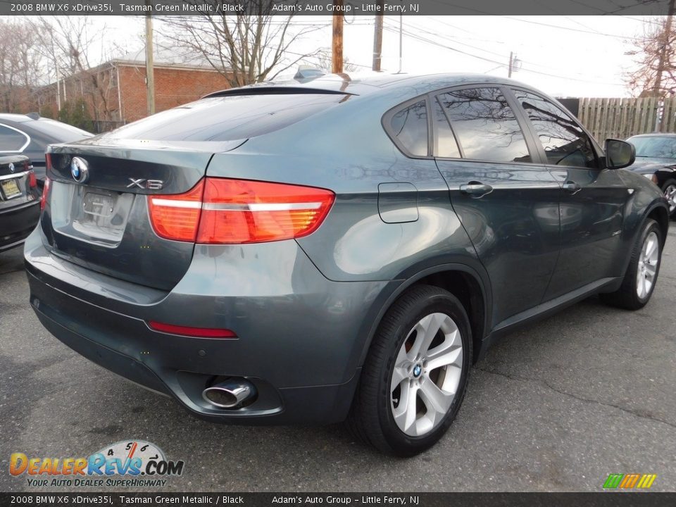 2008 BMW X6 xDrive35i Tasman Green Metallic / Black Photo #5
