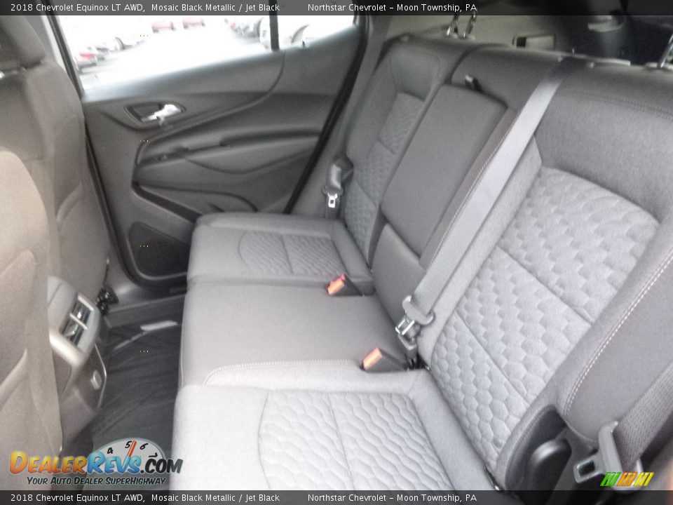 2018 Chevrolet Equinox LT AWD Mosaic Black Metallic / Jet Black Photo #11