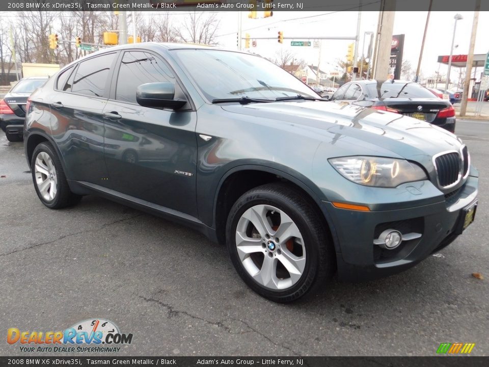 2008 BMW X6 xDrive35i Tasman Green Metallic / Black Photo #7