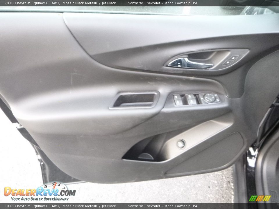 2018 Chevrolet Equinox LT AWD Mosaic Black Metallic / Jet Black Photo #13