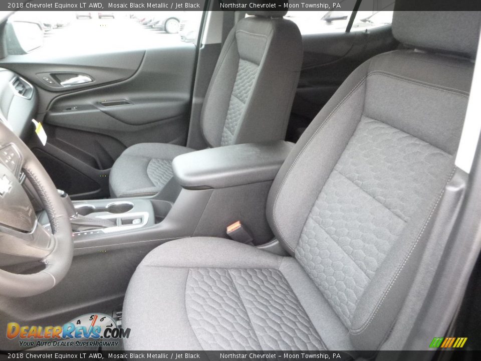 2018 Chevrolet Equinox LT AWD Mosaic Black Metallic / Jet Black Photo #14