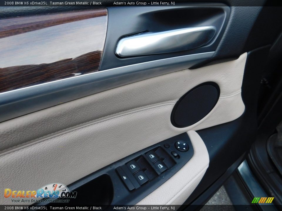 2008 BMW X6 xDrive35i Tasman Green Metallic / Black Photo #9