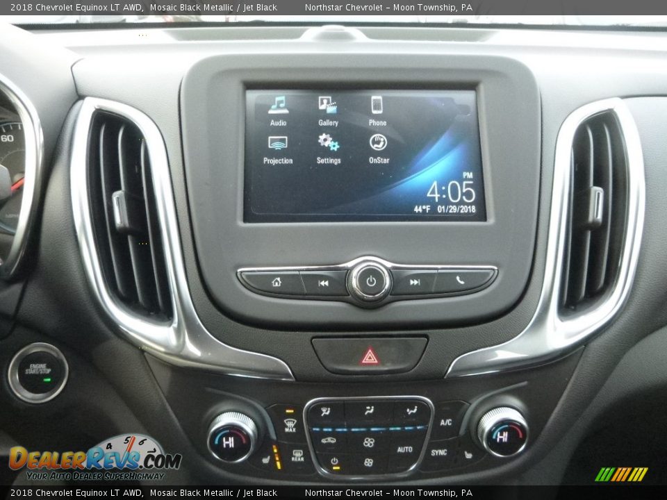 2018 Chevrolet Equinox LT AWD Mosaic Black Metallic / Jet Black Photo #16