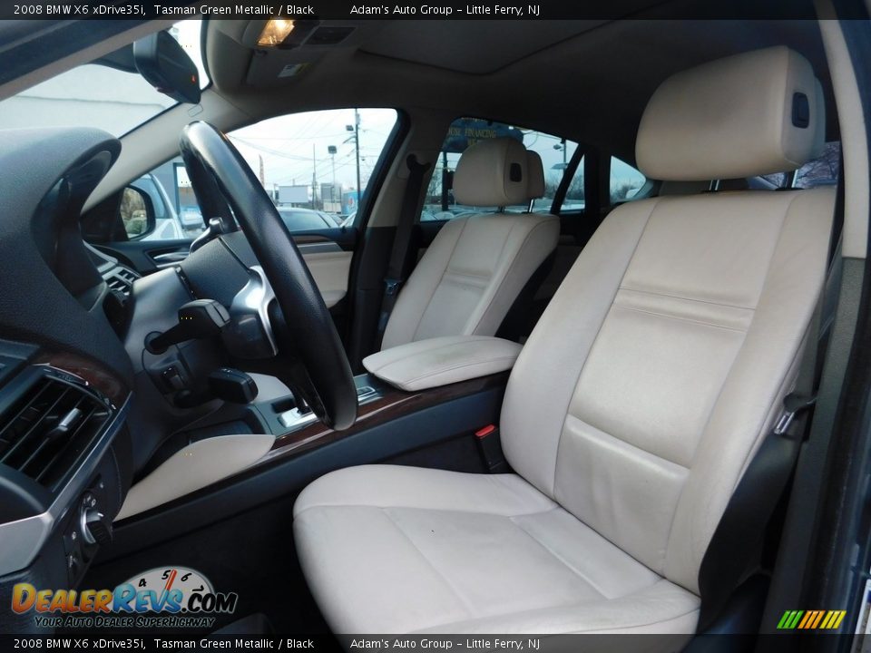 2008 BMW X6 xDrive35i Tasman Green Metallic / Black Photo #11