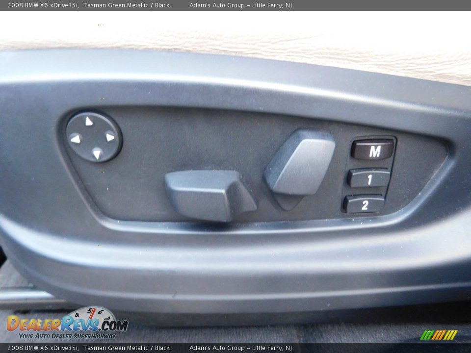 2008 BMW X6 xDrive35i Tasman Green Metallic / Black Photo #12