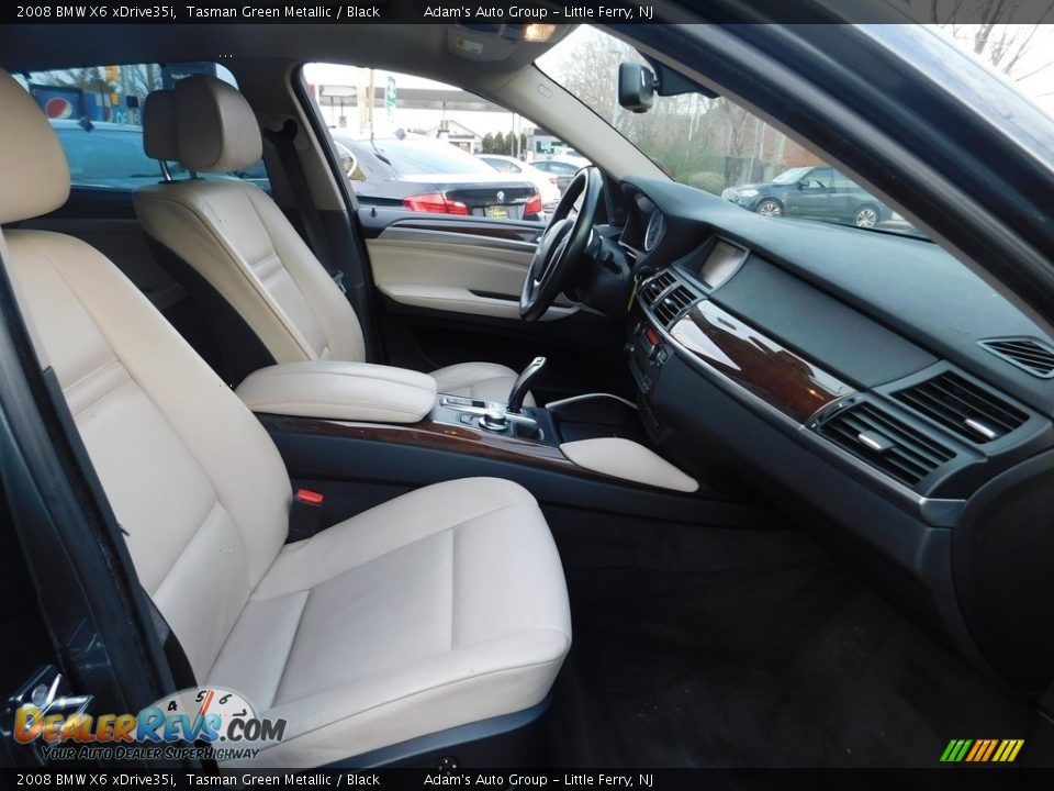 2008 BMW X6 xDrive35i Tasman Green Metallic / Black Photo #14