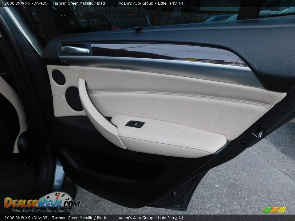 2008 BMW X6 xDrive35i Tasman Green Metallic / Black Photo #17