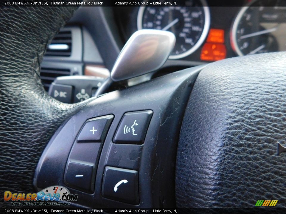 2008 BMW X6 xDrive35i Tasman Green Metallic / Black Photo #24