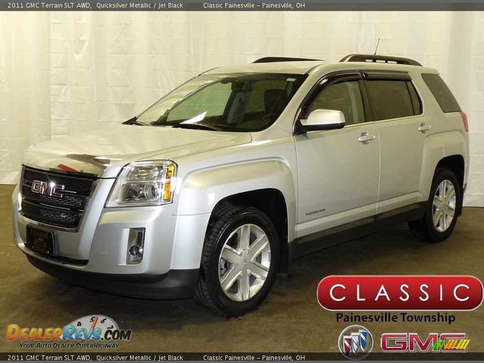 2011 GMC Terrain SLT AWD Quicksilver Metallic / Jet Black Photo #1