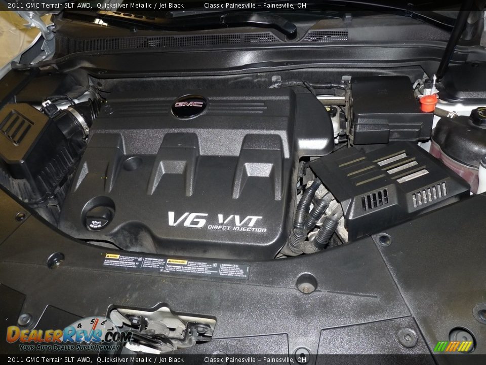 2011 GMC Terrain SLT AWD Quicksilver Metallic / Jet Black Photo #6