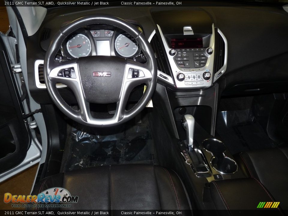 2011 GMC Terrain SLT AWD Quicksilver Metallic / Jet Black Photo #11