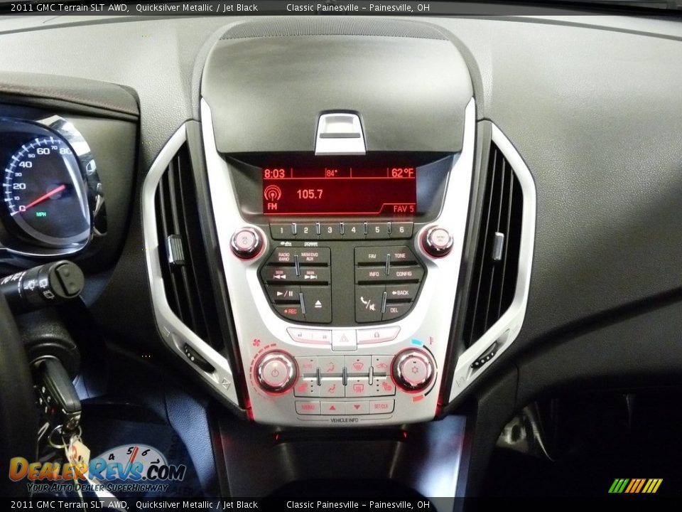 2011 GMC Terrain SLT AWD Quicksilver Metallic / Jet Black Photo #12