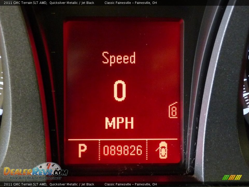 2011 GMC Terrain SLT AWD Quicksilver Metallic / Jet Black Photo #14