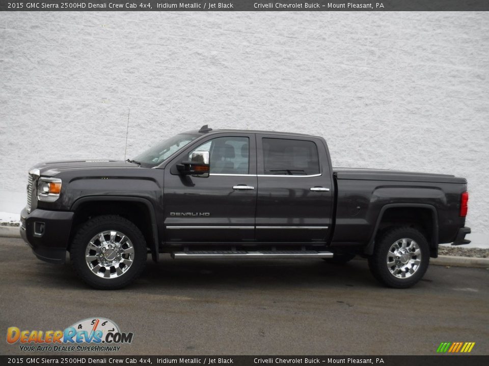 2015 GMC Sierra 2500HD Denali Crew Cab 4x4 Iridium Metallic / Jet Black Photo #2