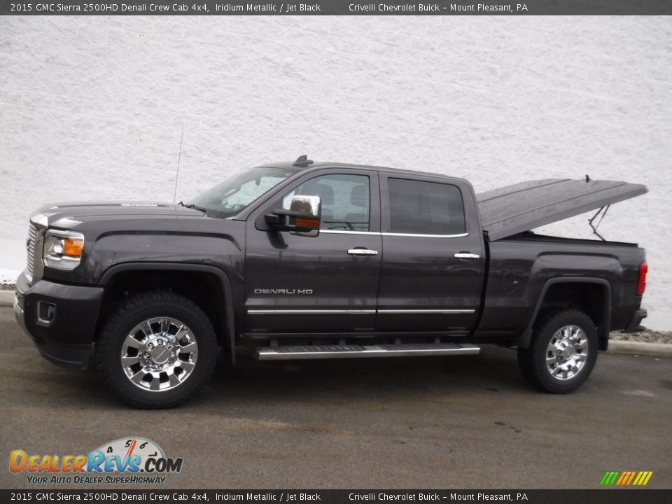 2015 GMC Sierra 2500HD Denali Crew Cab 4x4 Iridium Metallic / Jet Black Photo #3