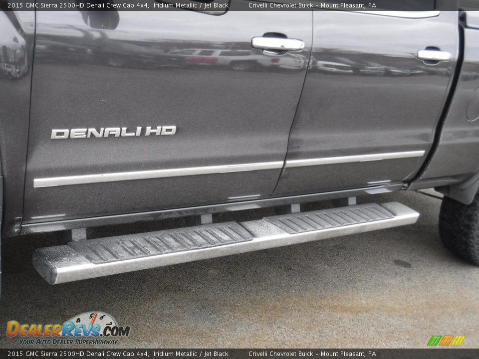 2015 GMC Sierra 2500HD Denali Crew Cab 4x4 Iridium Metallic / Jet Black Photo #6