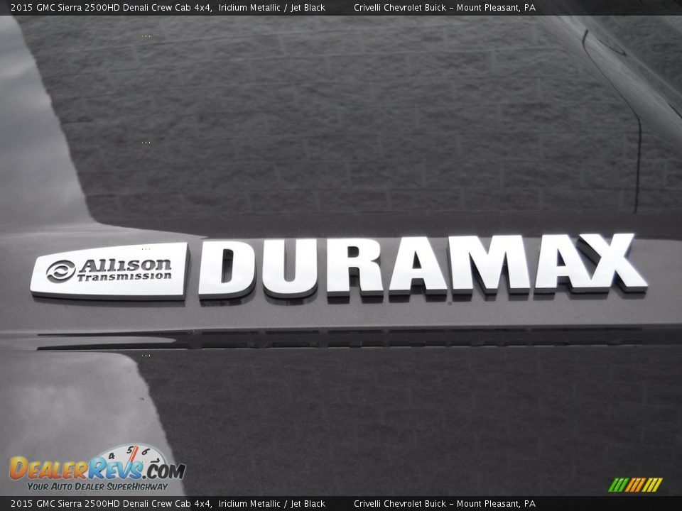2015 GMC Sierra 2500HD Denali Crew Cab 4x4 Iridium Metallic / Jet Black Photo #7
