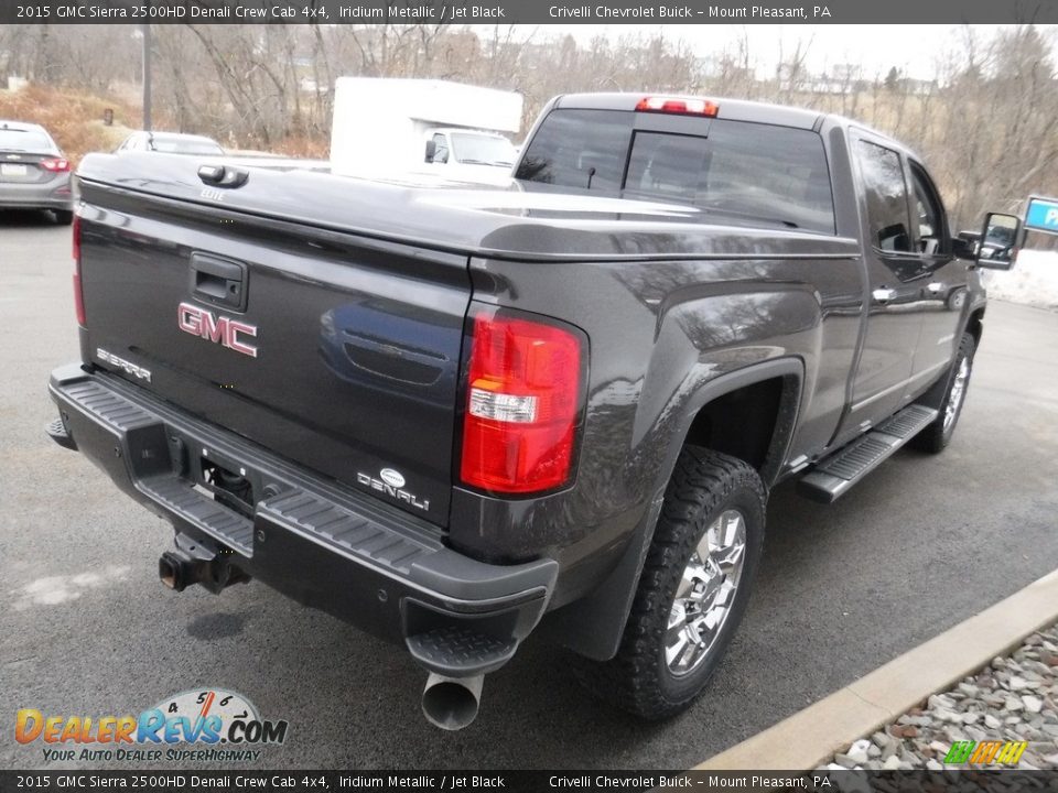 2015 GMC Sierra 2500HD Denali Crew Cab 4x4 Iridium Metallic / Jet Black Photo #11