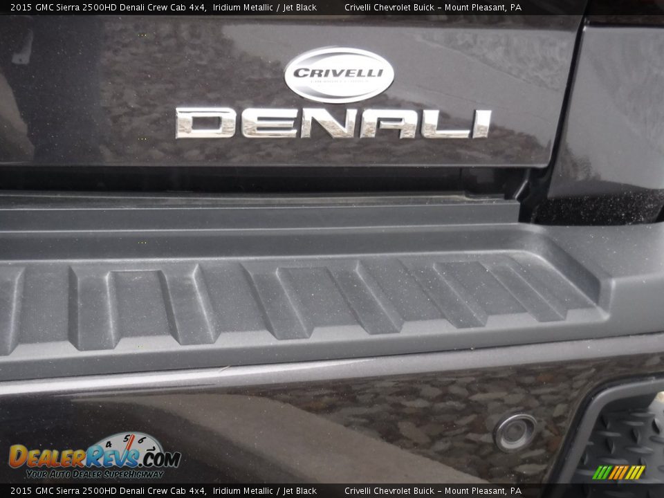 2015 GMC Sierra 2500HD Denali Crew Cab 4x4 Iridium Metallic / Jet Black Photo #13