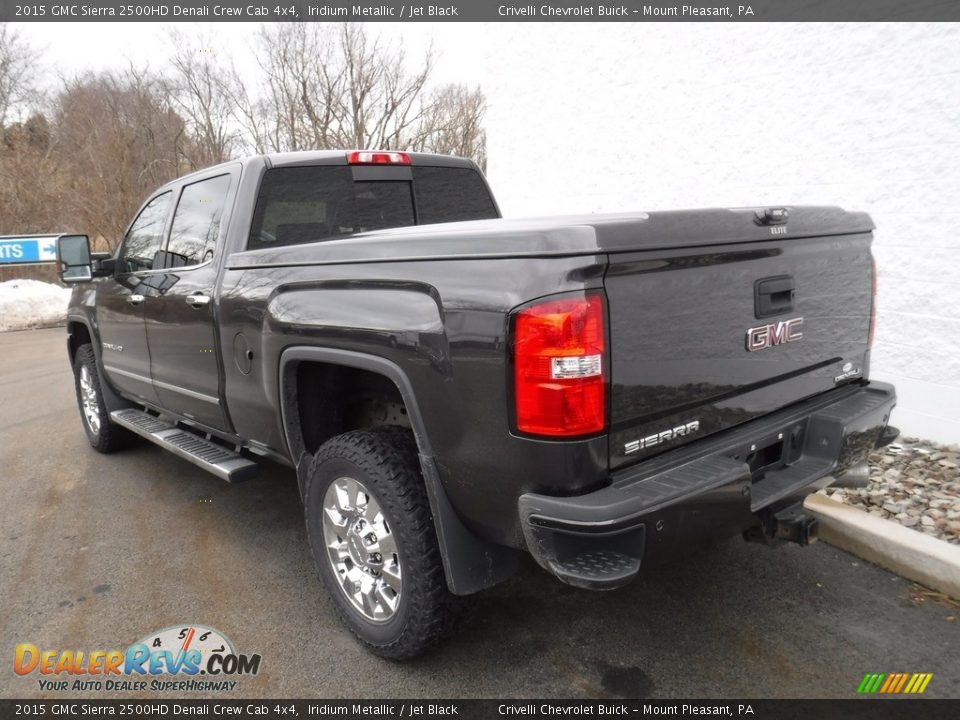 2015 GMC Sierra 2500HD Denali Crew Cab 4x4 Iridium Metallic / Jet Black Photo #14