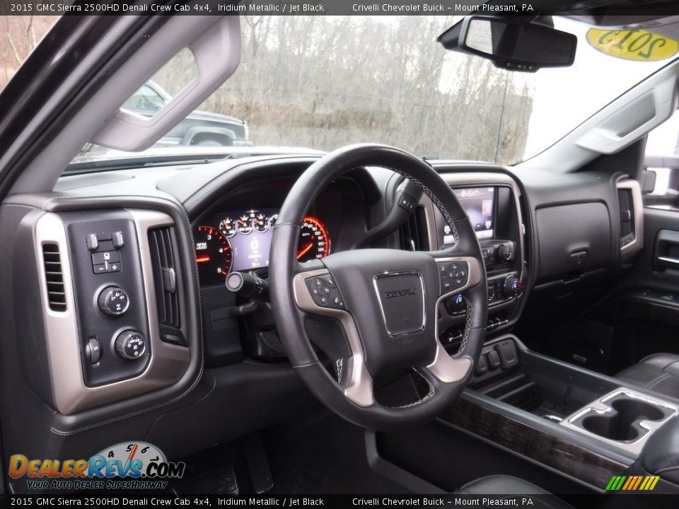 2015 GMC Sierra 2500HD Denali Crew Cab 4x4 Iridium Metallic / Jet Black Photo #23