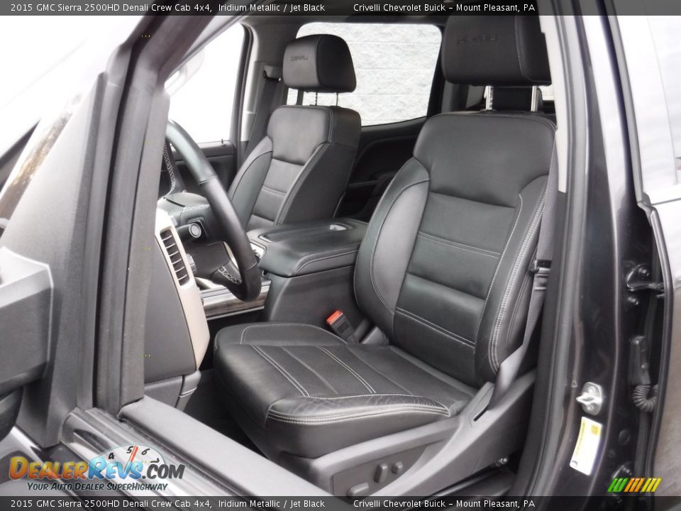 2015 GMC Sierra 2500HD Denali Crew Cab 4x4 Iridium Metallic / Jet Black Photo #25