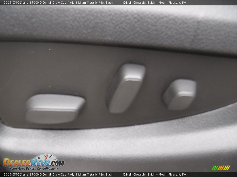 2015 GMC Sierra 2500HD Denali Crew Cab 4x4 Iridium Metallic / Jet Black Photo #26