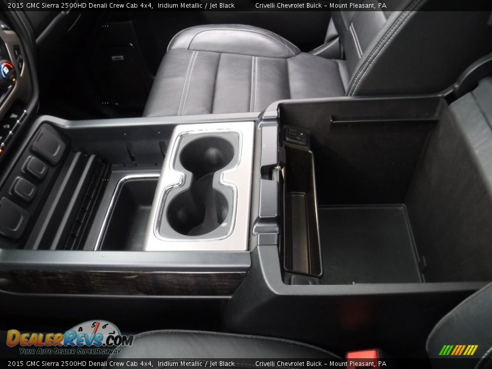 2015 GMC Sierra 2500HD Denali Crew Cab 4x4 Iridium Metallic / Jet Black Photo #27