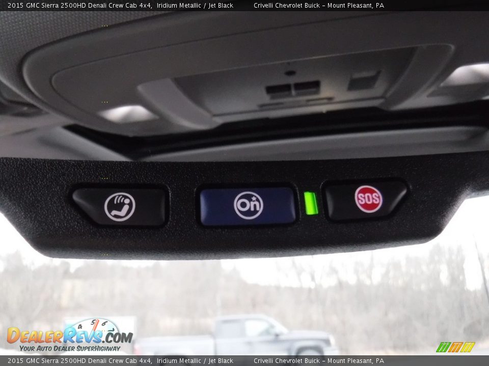 2015 GMC Sierra 2500HD Denali Crew Cab 4x4 Iridium Metallic / Jet Black Photo #34