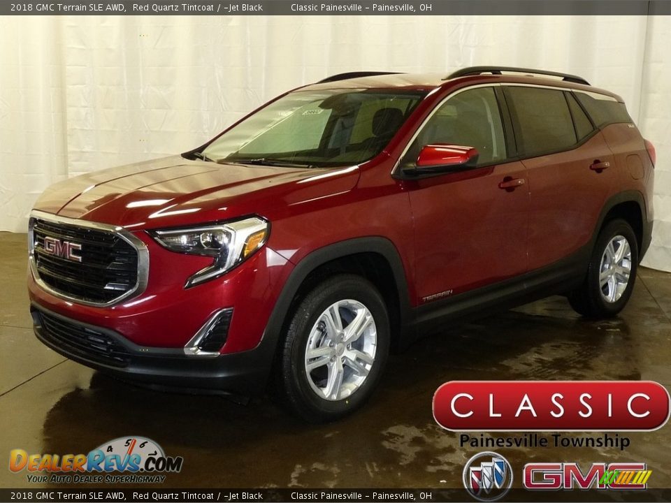 2018 GMC Terrain SLE AWD Red Quartz Tintcoat / ­Jet Black Photo #1