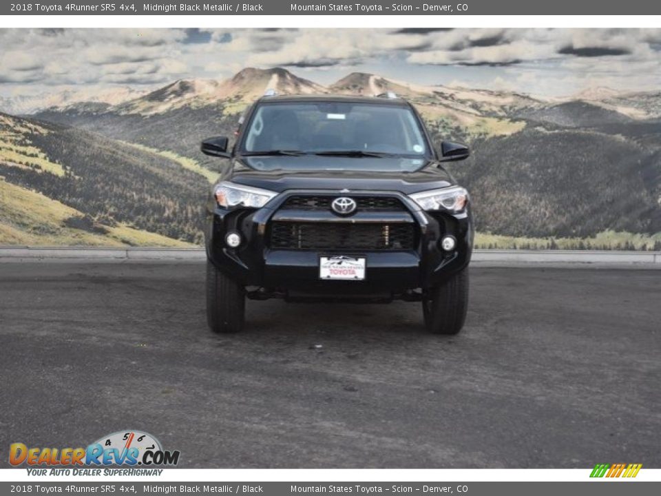 2018 Toyota 4Runner SR5 4x4 Midnight Black Metallic / Black Photo #2