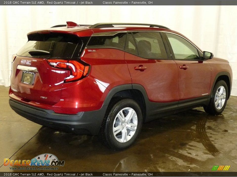 2018 GMC Terrain SLE AWD Red Quartz Tintcoat / ­Jet Black Photo #2
