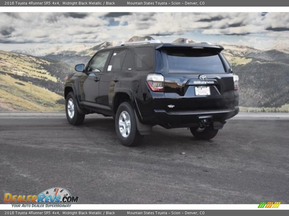 2018 Toyota 4Runner SR5 4x4 Midnight Black Metallic / Black Photo #3