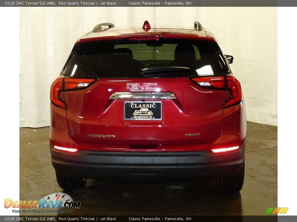 2018 GMC Terrain SLE AWD Red Quartz Tintcoat / ­Jet Black Photo #3