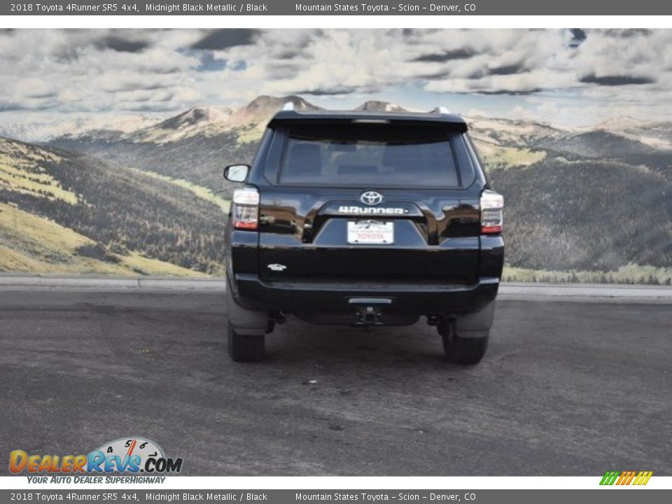 2018 Toyota 4Runner SR5 4x4 Midnight Black Metallic / Black Photo #4