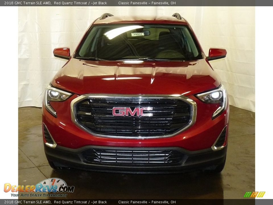 2018 GMC Terrain SLE AWD Red Quartz Tintcoat / ­Jet Black Photo #4