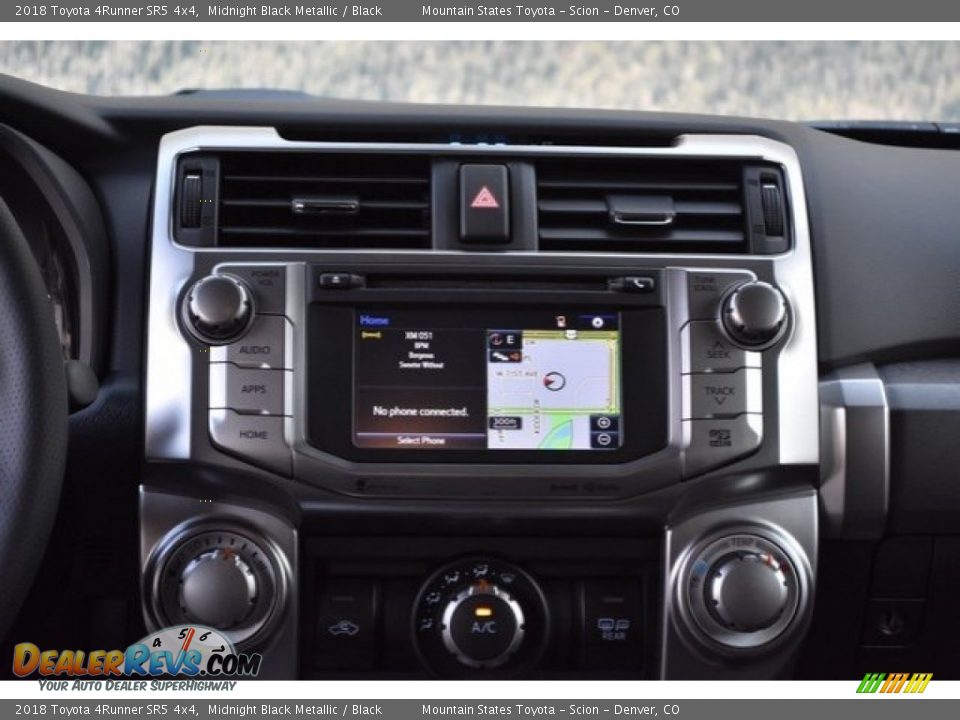 2018 Toyota 4Runner SR5 4x4 Midnight Black Metallic / Black Photo #6