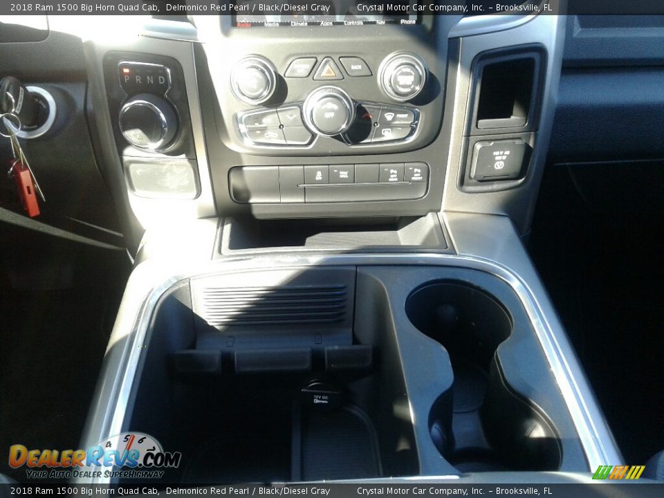 2018 Ram 1500 Big Horn Quad Cab Delmonico Red Pearl / Black/Diesel Gray Photo #16