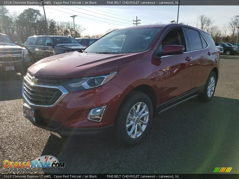 2018 Chevrolet Equinox LT AWD Cajun Red Tintcoat / Jet Black Photo #2