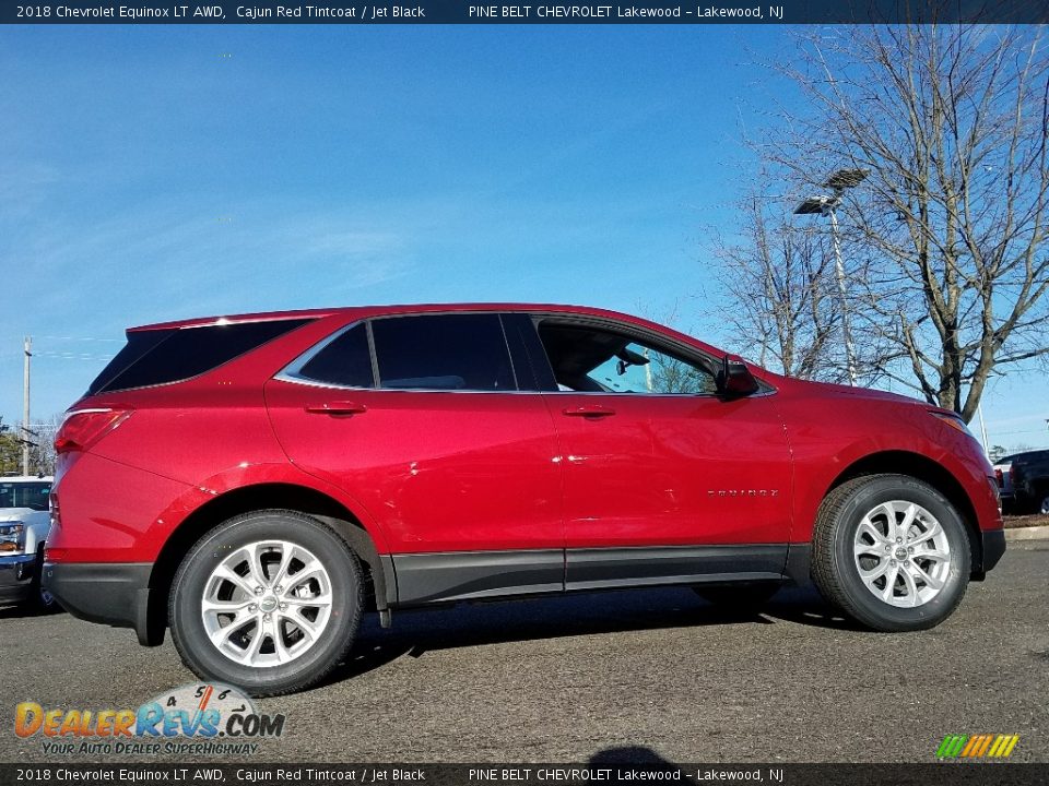 2018 Chevrolet Equinox LT AWD Cajun Red Tintcoat / Jet Black Photo #6