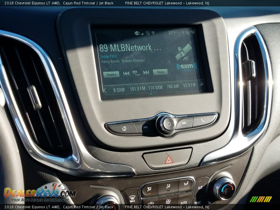 2018 Chevrolet Equinox LT AWD Cajun Red Tintcoat / Jet Black Photo #9