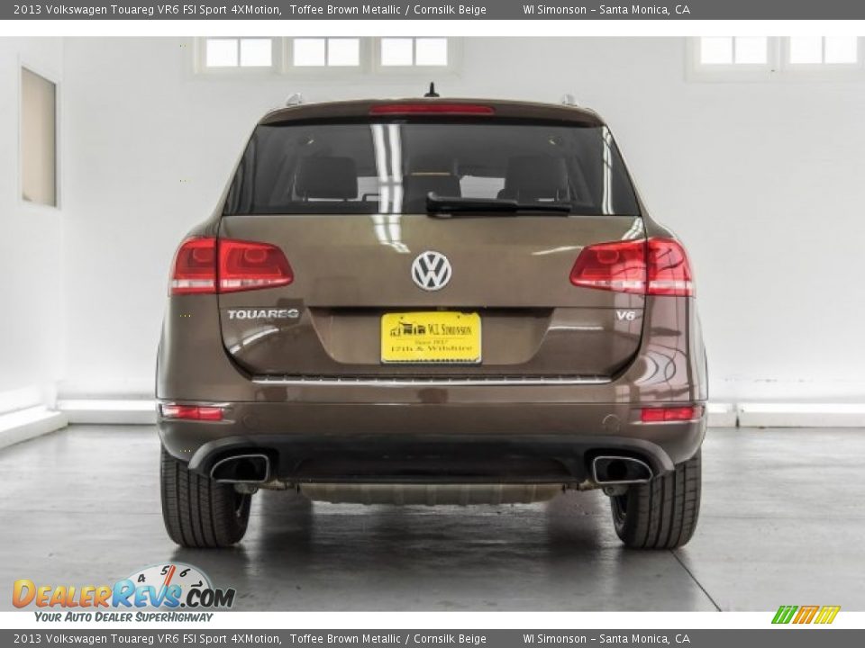 2013 Volkswagen Touareg VR6 FSI Sport 4XMotion Toffee Brown Metallic / Cornsilk Beige Photo #3